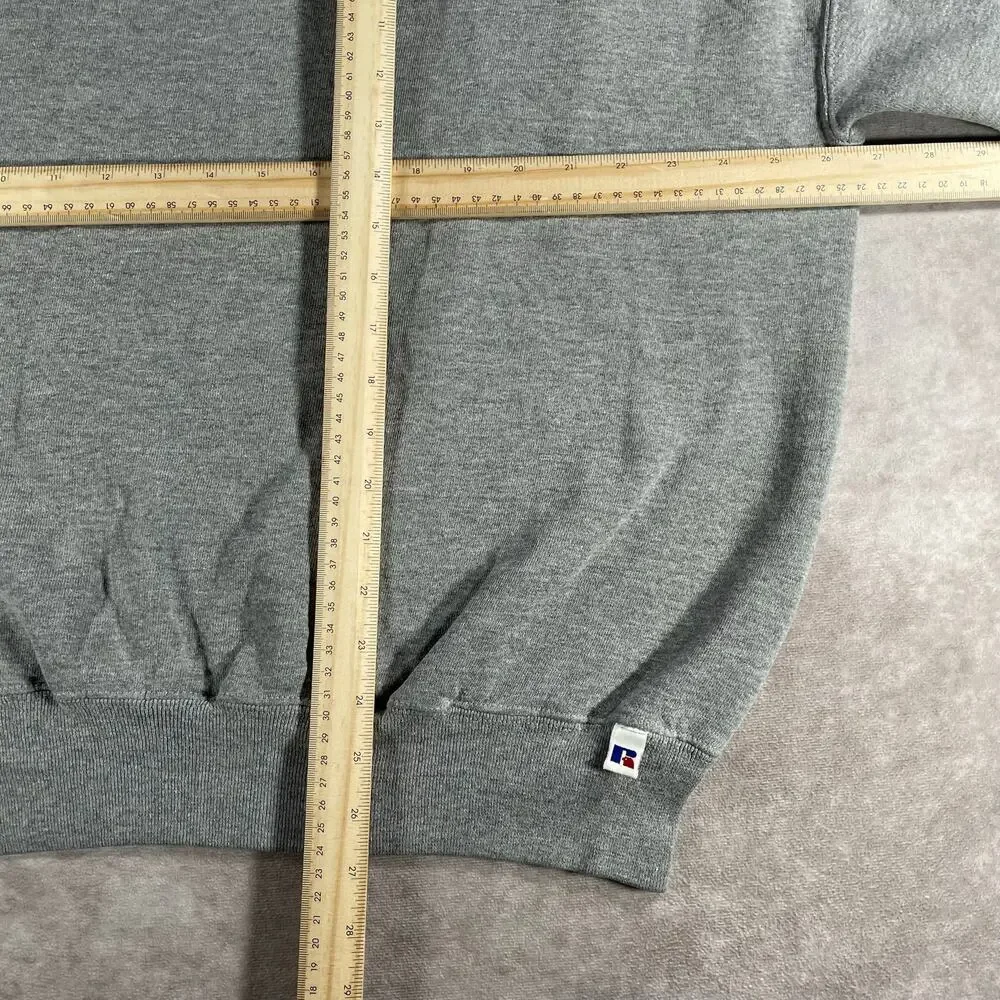 Vintage Russell Athletic Gray Blank Sweatshirt Soft Mens 2XL